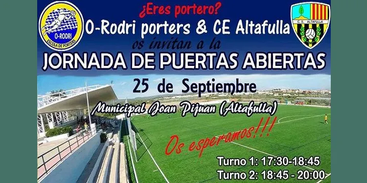 L’Escola de Porters Òscar Rodri aterra aquest dilluns a l’Estadi Municipal Joan Pijuan