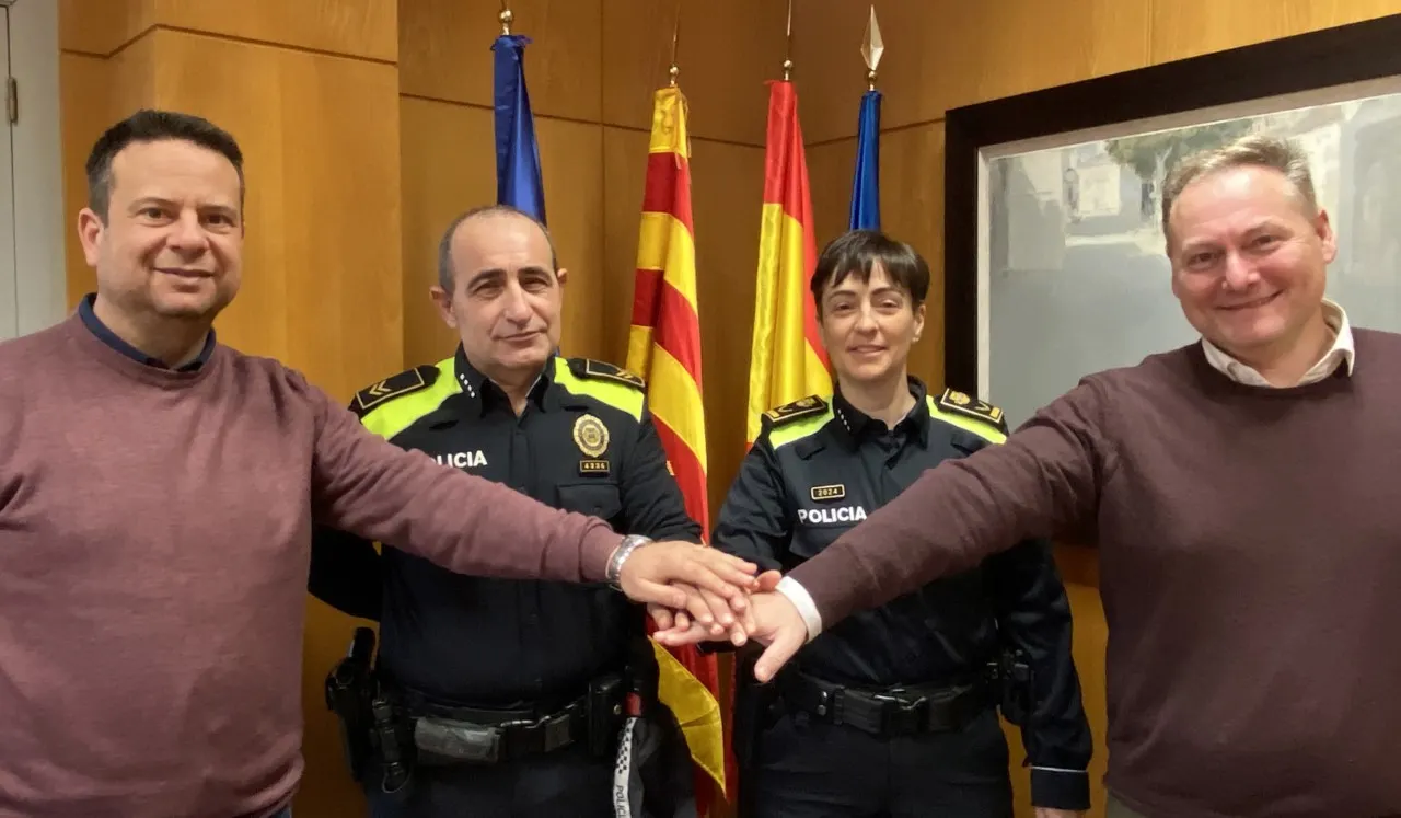 La nova cap de la Policia Local de Cambrils es reuneix amb l’Alcalde i el regidor de Seguretat