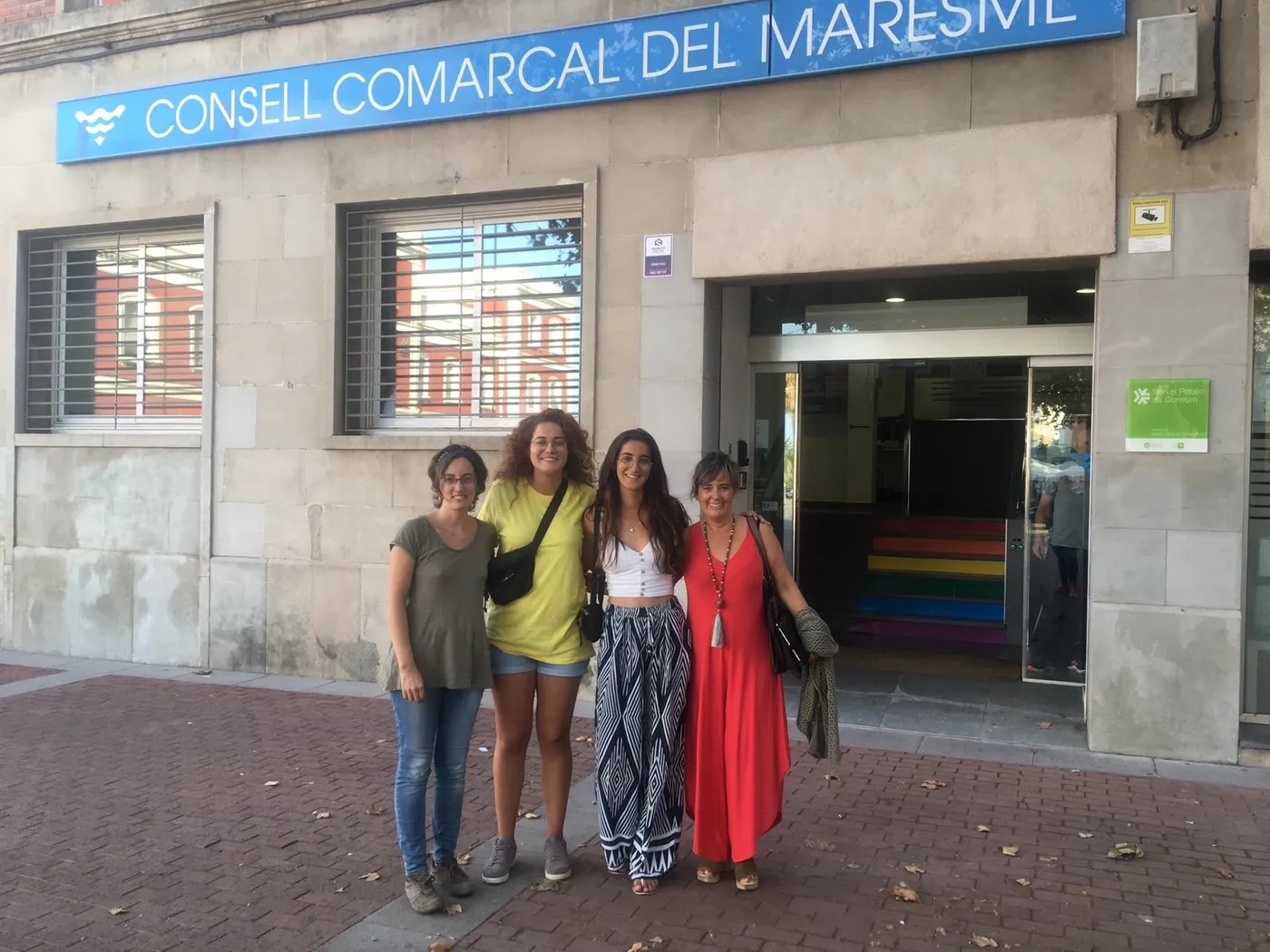 Dues joves pinedenques, Zaida Álvarez i Alícia Hernández, participen en un intercanvi juvenil a França