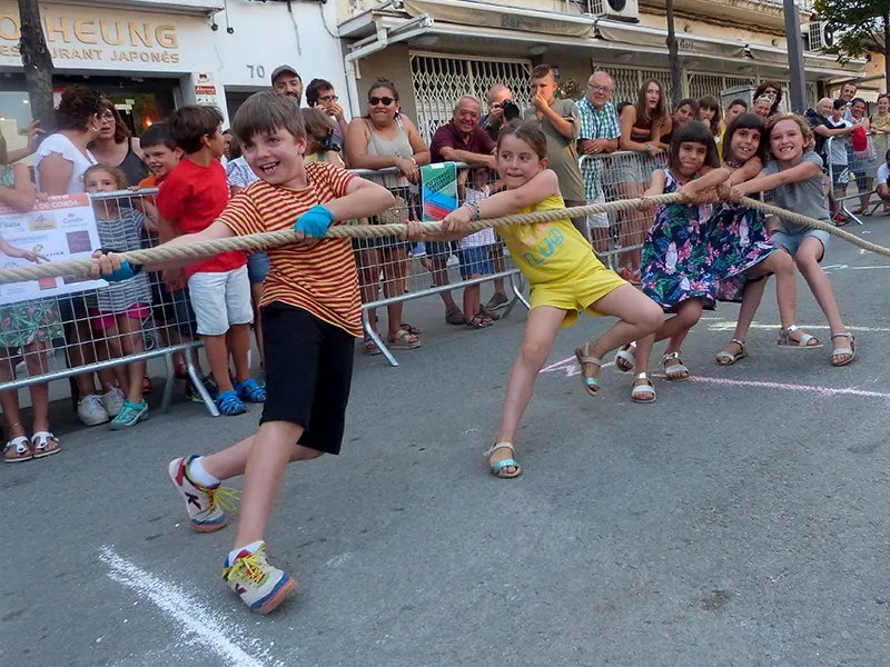 Un dels moments del Torneig d'Estirada de Corda