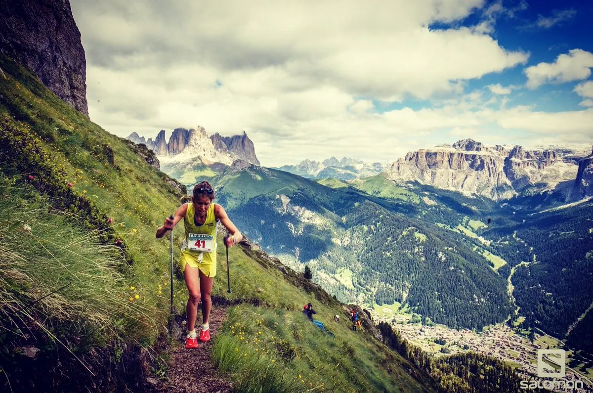 Laura Orgué, a la Dolomites VK (Salomon)