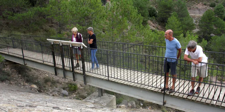 El Mirador del Cretaci de Coll de Nargó informarà als panells de la restauració feta arran dels actes vandàlics de 2015