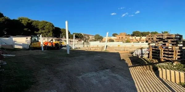 Les obres de la piscina municipal d’Altafulla avancen segons el calendari previst