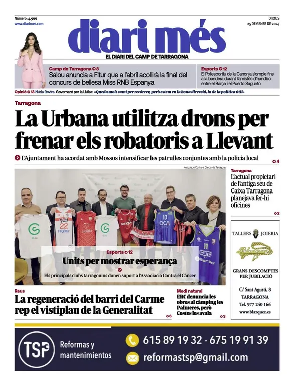 Cop d'ull als diaris d'aquest dijous 25 de gener