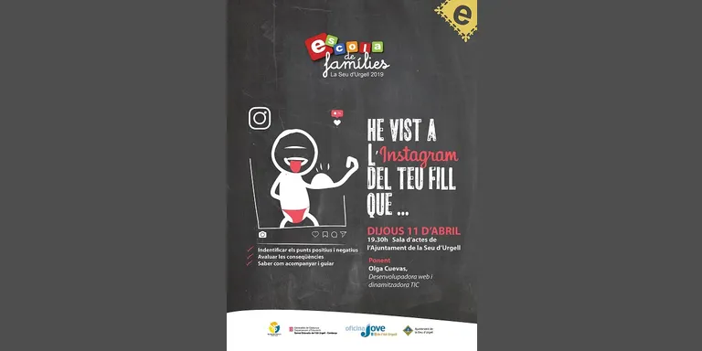 Xerrada a la Seu sobre els elements positius i negatius d'Instagram