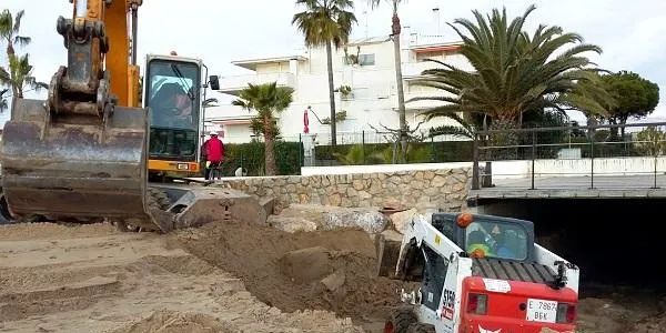 El canal de la rasa d’Altafulla torna a la normalitat, després de la llevantada