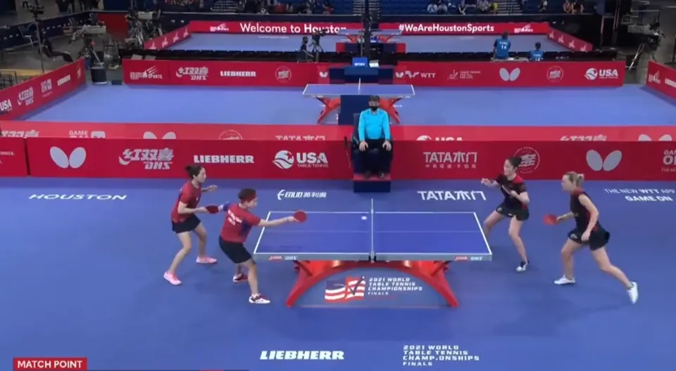 TENNIS TAULA: Sofia-Xuan Zhang i Dvorak cauen als dobles del Mundial (2-3)