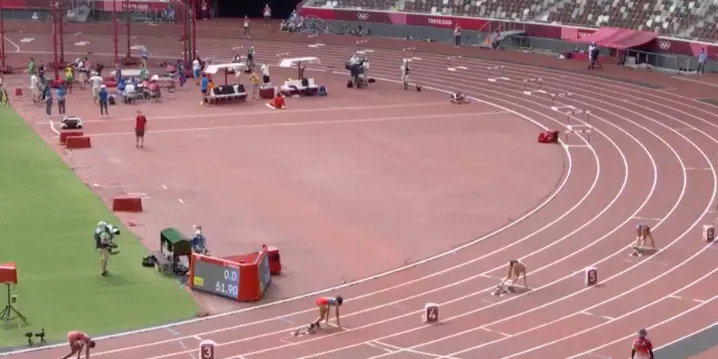 La selecció d’atletisme relleus 4x400 relleus mixt espanyol es queda sense plaça a la final
