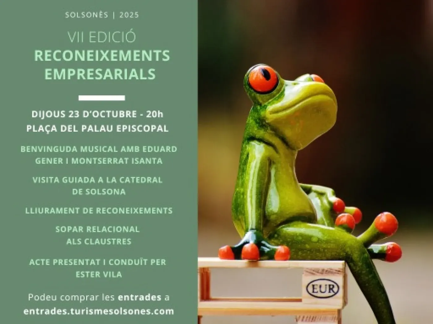 La 7a edició dels Reconeixements Empresarials del Solsonès arriba el 23 d'octubre