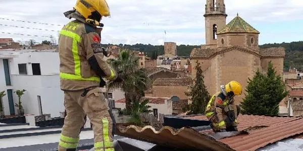 S'incendia la xemeneia d'una casa al Catllar