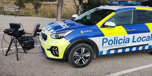 La Policia Local d'Altafulla realitza controls de velocitat i alcoholèmia durant tot el desembre