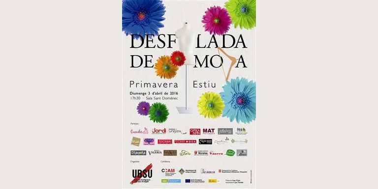 La UBSU organitza una desfilada de moda Primavera-Estiu
