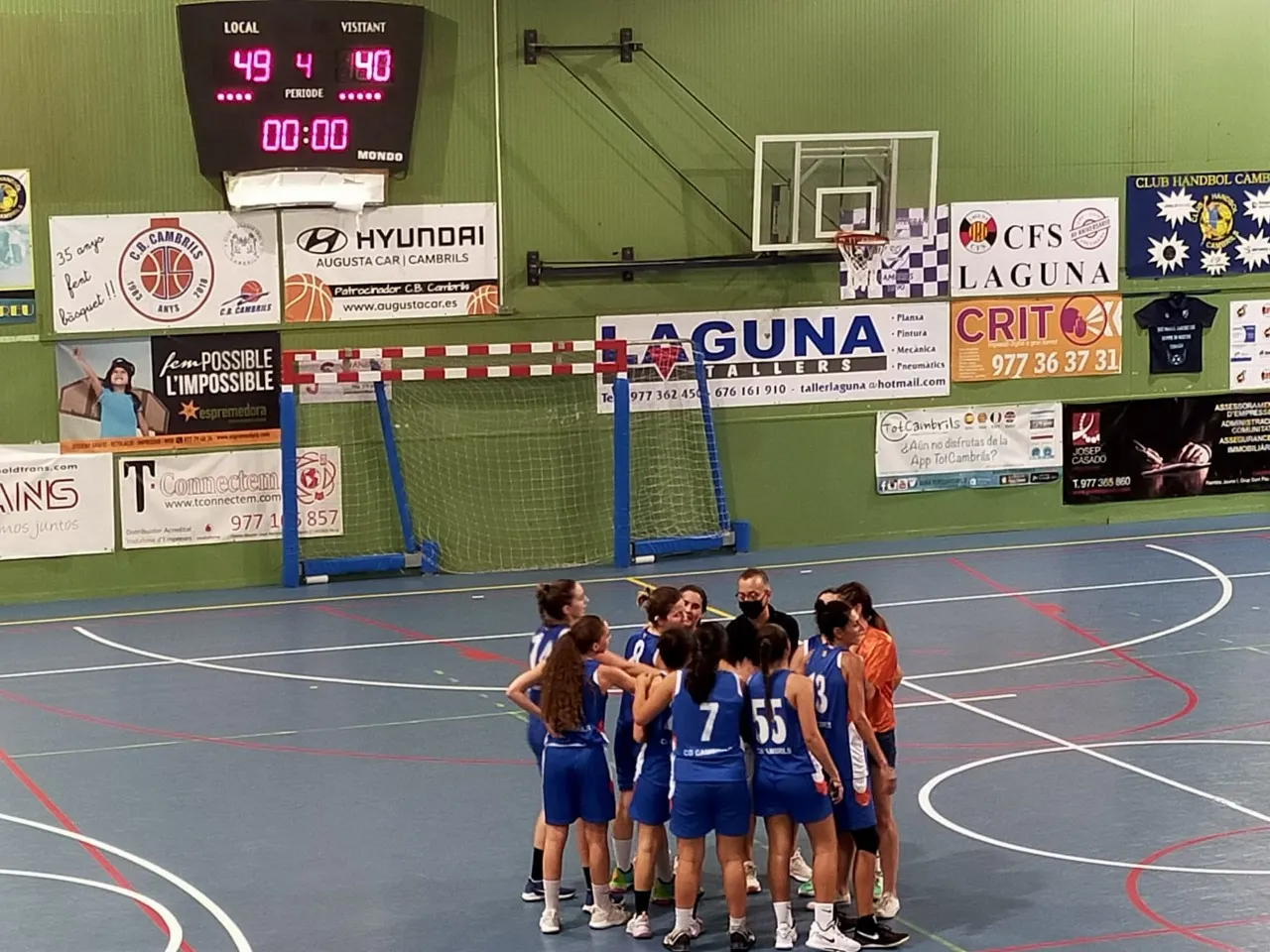 El CB Cambrils masculí comença la temporada amb una victòria davant el CB Constantí
