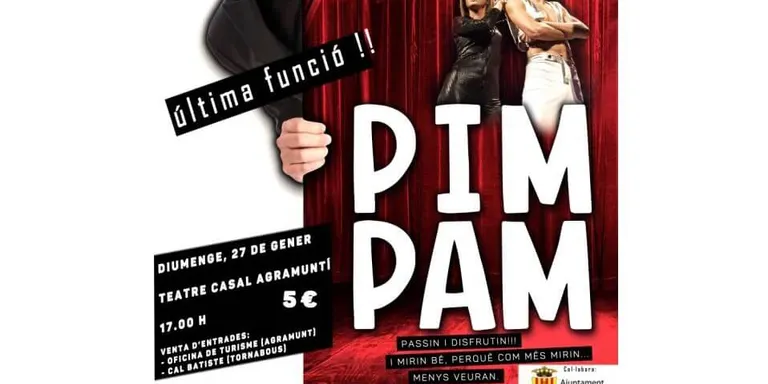 El Mag Bala ofereix la última funció a Agramunt de l'espectacle de màgia 'Pim Pam'