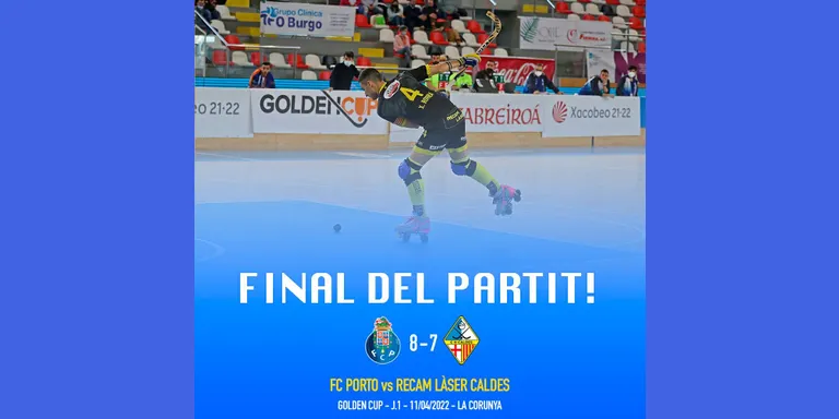 El Recam Làser es queda a les portes d'una remuntada èpica davant el Porto en el debut a la Golden Cup (8-7)