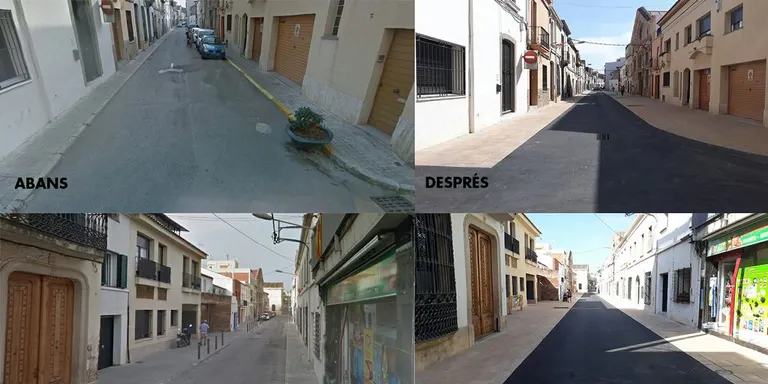 Finalitzen les obres de renovació del clavegueram del carrer Sant Francesc