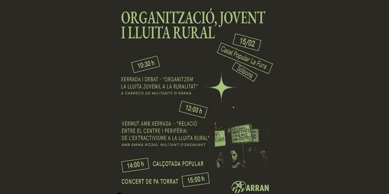 La Fura i Arran dediquen una jornada a parlar sobre organització, joves i lluita rural