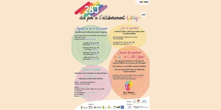 L’Alt Urgell commemorarà el 28 de juny el Dia de l’Alliberament LGBTIQ+