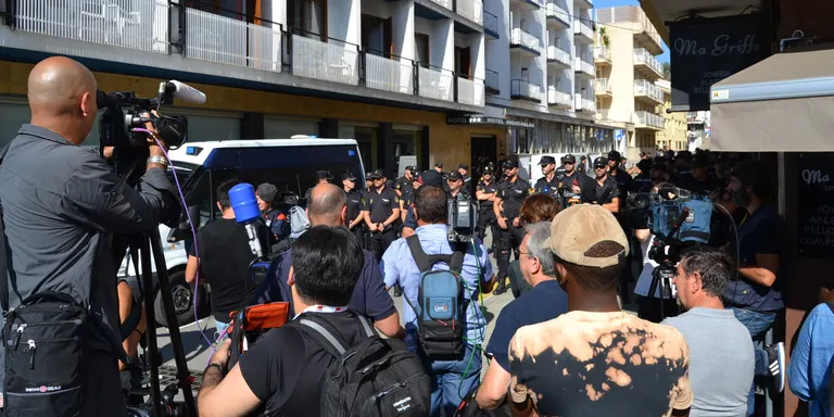 Comencen les declaracions al Jutjat d'Arenys pels fets del 2 i 3 d'octubre a Pineda