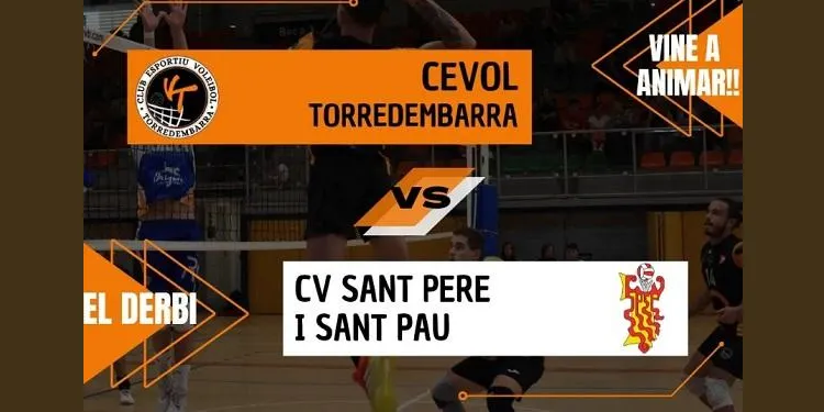El CEVOL Torredembarra afronta “massa aviat” el derbi contra el Sant Pere i Sant Pau