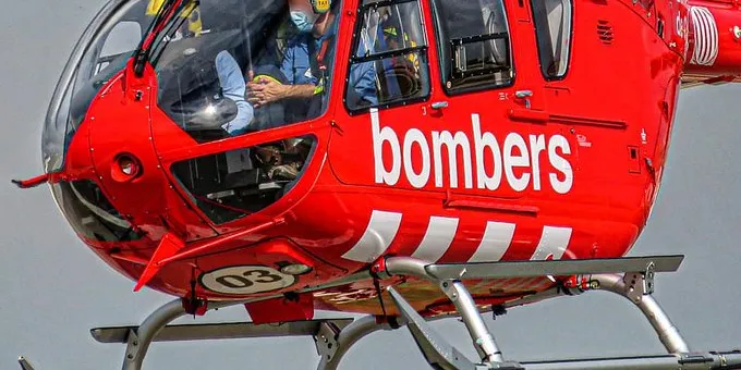 Ferit un home que anava en parapent a Odèn