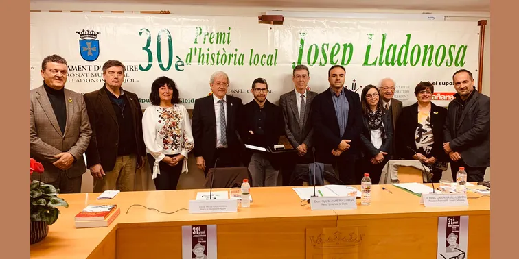 L’Ajuntament d’Alguaire ha acollit aquest diumenge l’acte de lliurament del 30è Premi Josep Lladonosa d’Història Local dels Països Catalans