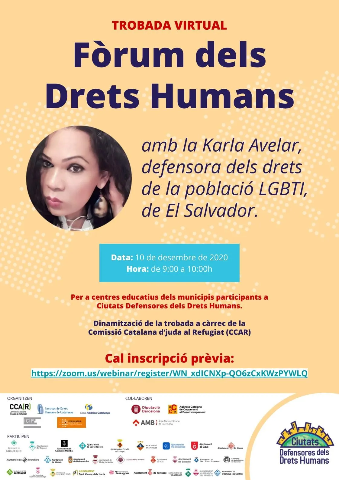 Alguns joves de Caldes participen en el fòrum impulsat per les Ciutats Defensores dels Drets Humans