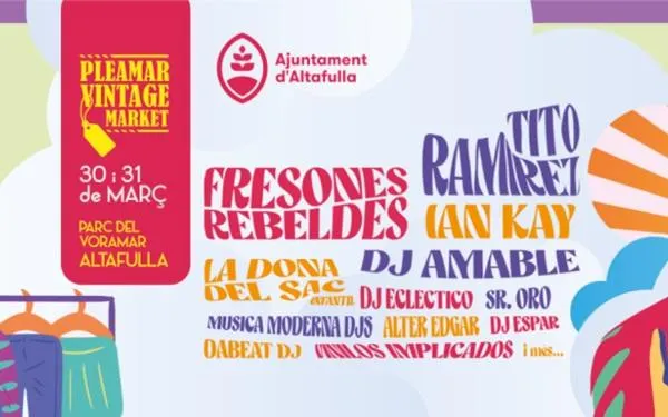 Los Fresones Rebeldes són el cap de cartell del Pleamar Vintage Market d'Altafulla