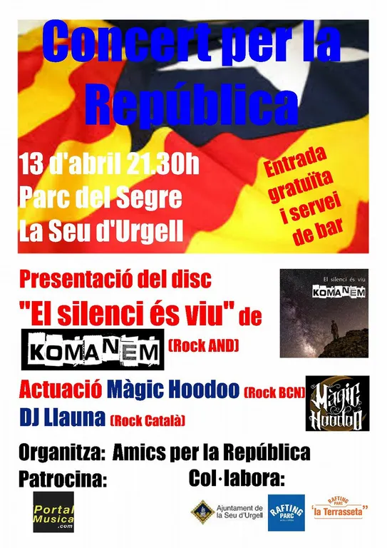Concert per la República a la Seu d'Urgell