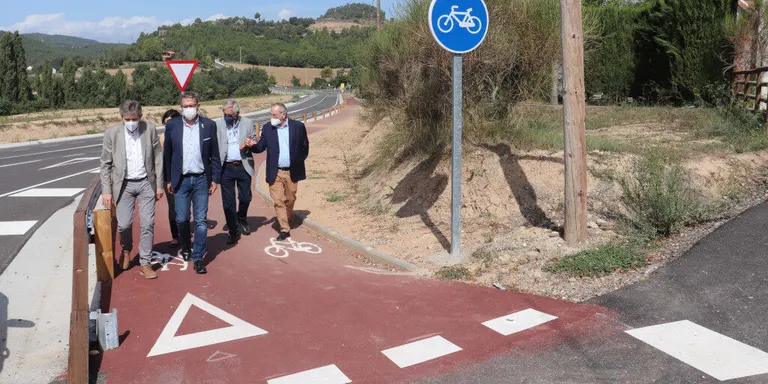 Veïns del Pi i de Solsona reivindiquen el condicionament d'un carril bici entre Solsona i Olius