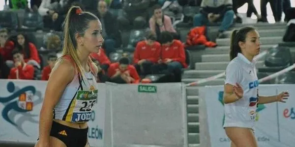 Andrea Trapé, cinquena en salt de llargada en el Campionat Sub23 en pista coberta