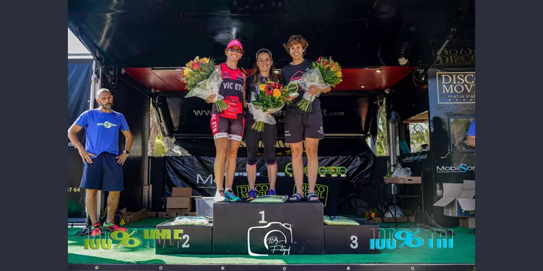 Yolanda Castillejo, campiona de la Copa Catalana de Triatló en mitja distància