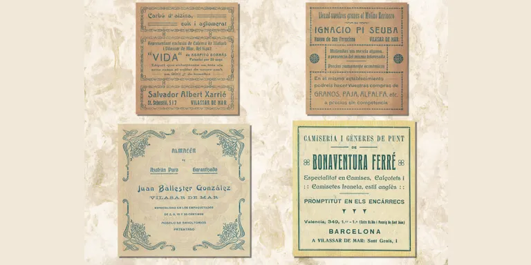 Des del 22 de gener, la publicitat per la Festa Major dels anys 1917, 1921 i 1928, a Can Bisa