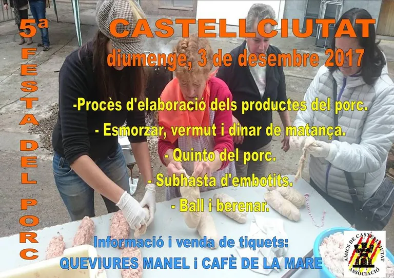 La Festa del Porc de Castellciutat arriba a la cinquena edició