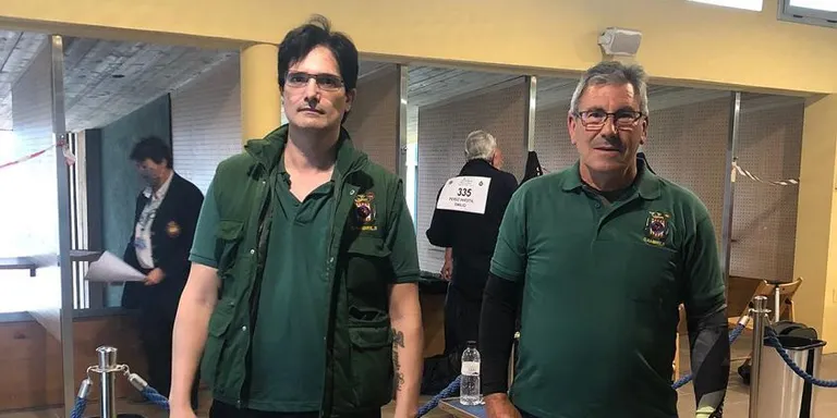 Bona participació dels tiradors Lluís Cortezón i Carlos Juárez a la Copa RFEDETO de pistola esportiva
