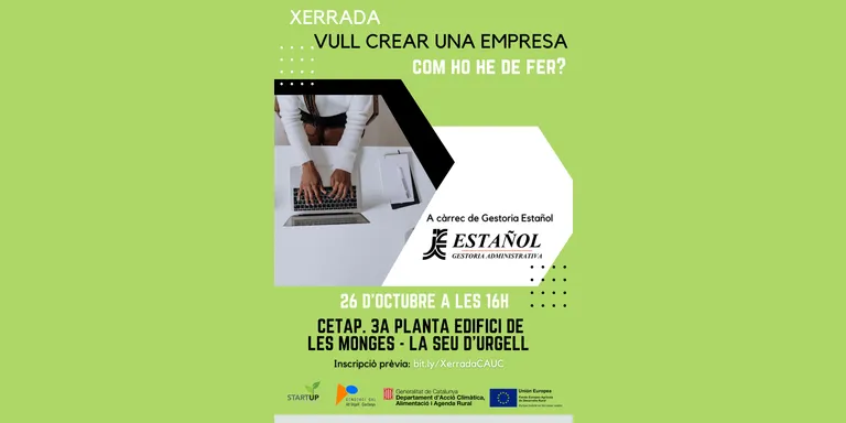 Nova formació a l’Alt Urgell per a les persones que volen crear una empresa