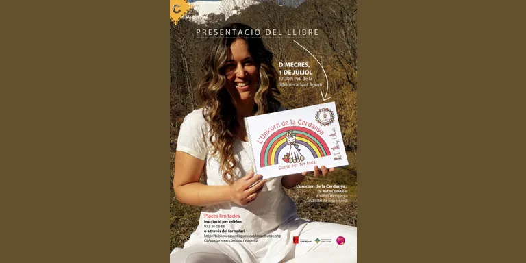 La Biblioteca Sant Agustí acull la presentació del llibre 'L'unicorn de la Cerdanya', de Ruth Comellas