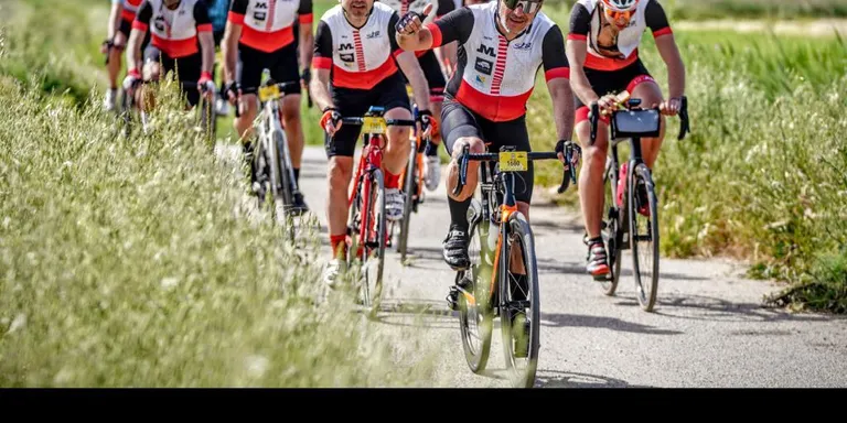 Vuit membres del Club Ciclista van anar a fer la cursa Mallorca 312, set dels quals la van fer sencera i tots junts fins al final
