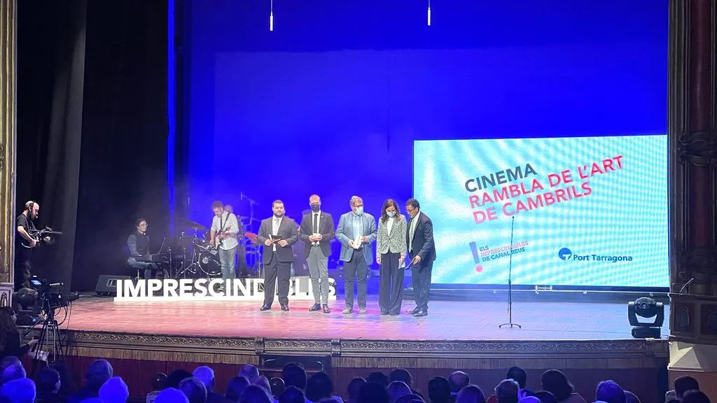 El cinema Rambla de l’Art, premiat a la gala “La nit dels imprescindibles de Canal Reus”