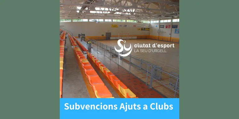 Nova convocatòria de subvencions a clubs esportius de la Seu d’Urgell