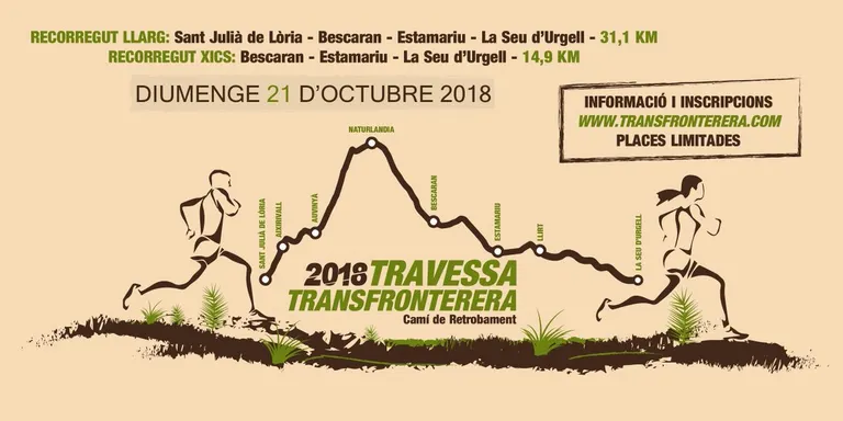 Sisena edició de la Travessa Transfronterera, enguany amb meta a la Seu d'Urgell