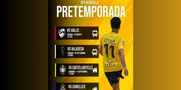 El CFS Altafulla disputarà quatre amistosos en la pretemporada