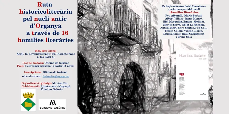Programada una ruta historicoliterària pels carrers d'Organyà