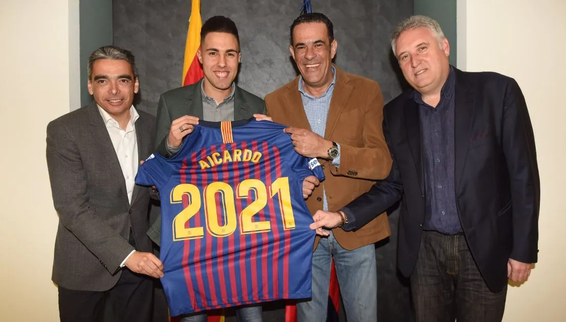 El Barça renova a Aicardo fins el 2021