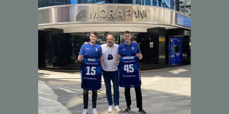 El MoraBanc presenta l'ex del Joventut Conor Morgan i Mario Nakic