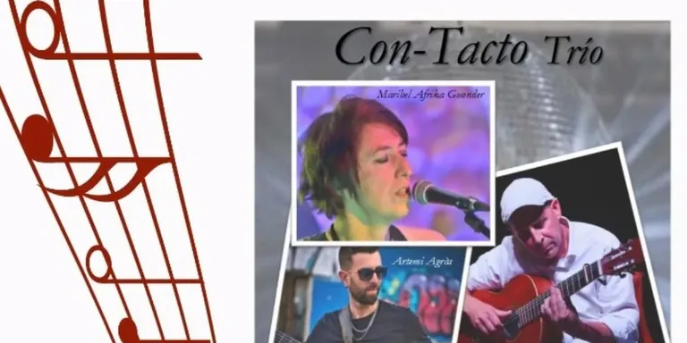 Con-Tacto Trío actuen aquest diumenge a la Sala del Mar