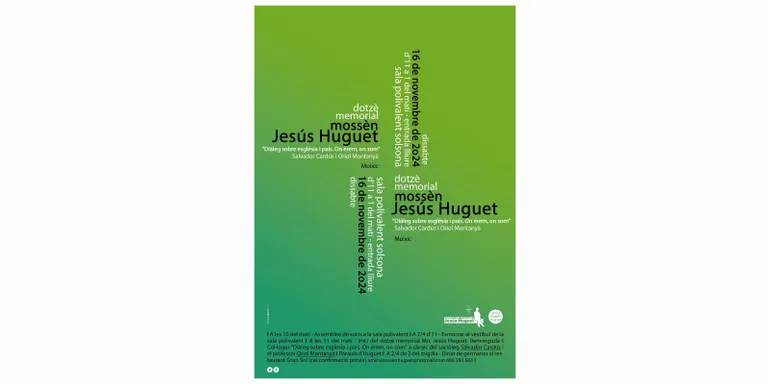 L'associació Amics Mn. Huguet tanca el cercle amb una nova conversa entre els sociòlegs Salvador Cardús i Oriol Montanyà