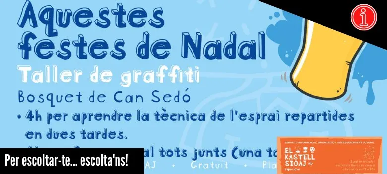 S’impulsa un taller de graffiti al SIAOJ de Castellterçol