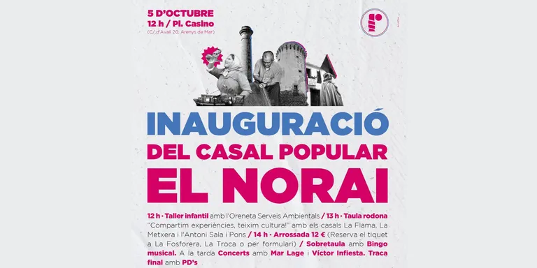 El Casal Norai manté els actes de la seva inauguració malgrat que se'ls desautoritza l'ús de la via pública