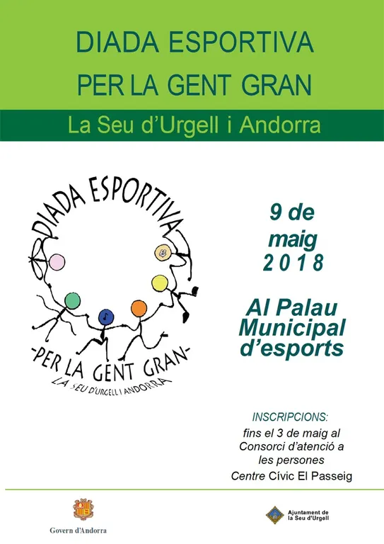 Tot a punt per a la Diada esportiva per la Gent Gran d’Andorra i la Seu d’Urgell